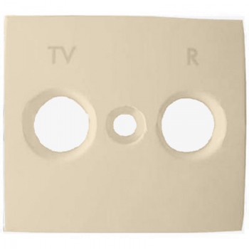 Лицевая панель для розетки TV-R слоновая кость legrand серии Valena
